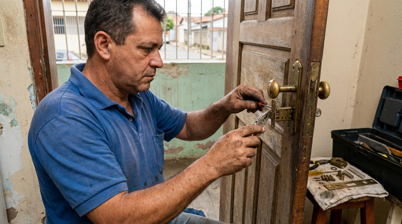 Conserto de Fechadura Residencial perto de mim no Comiteco, Belo Horizonte‑MG