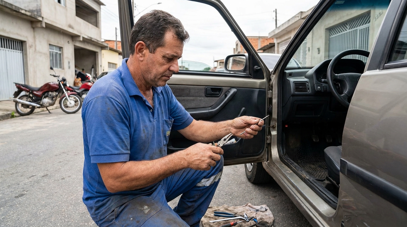 Serviço de Extração de Chave Quebrada no Castelo, Belo Horizonte‑MG